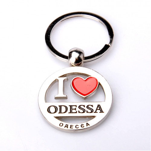 Брелок Одеса круглий I Love Odessa